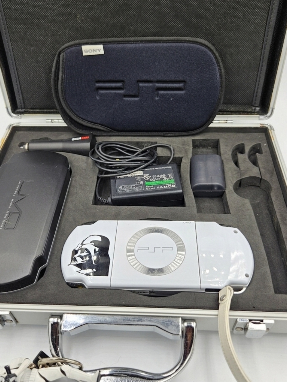 Sony PSP 2001 Darth Vader Bundle + Camera + Games + Movies + MORE!